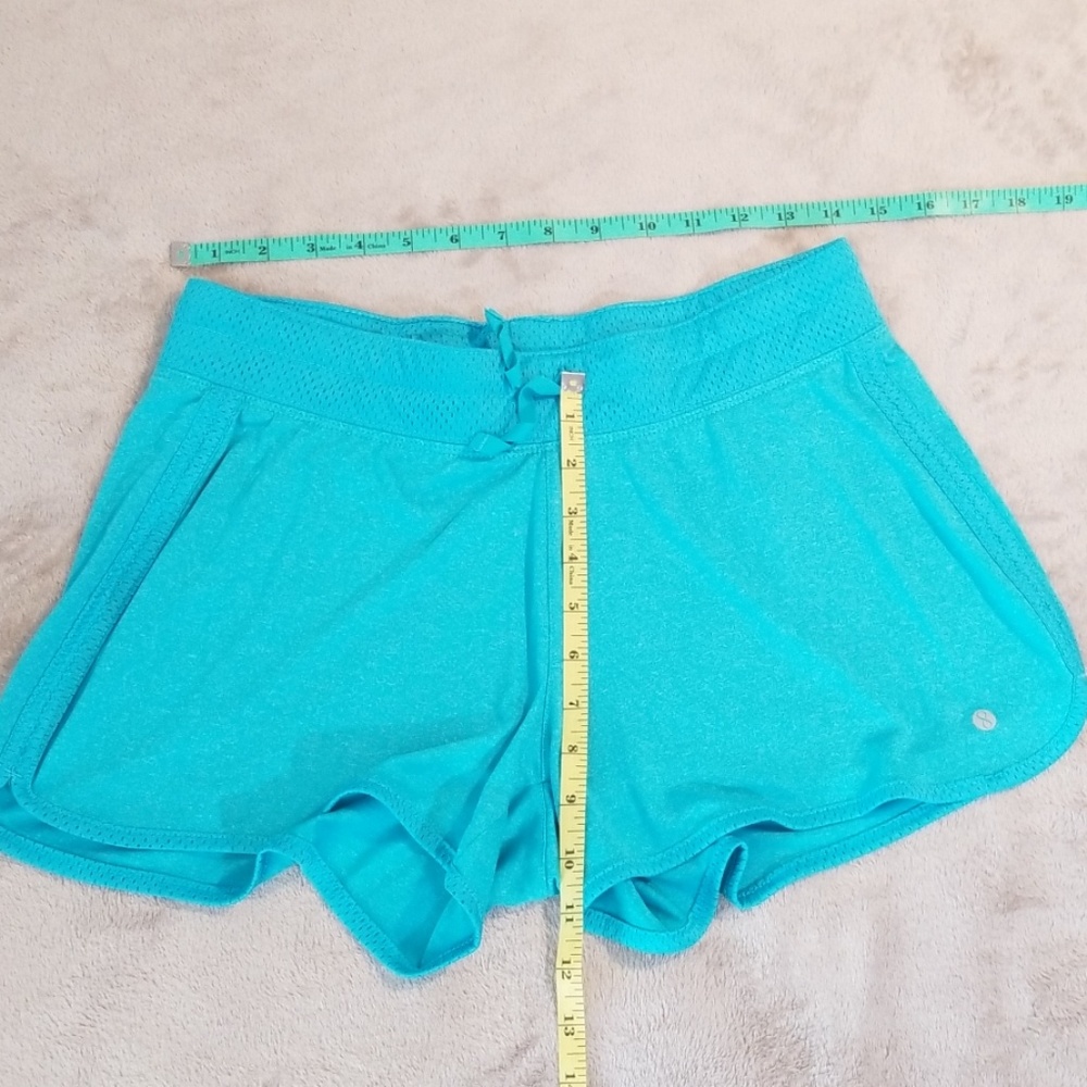 Layer8 Athletic Size Medium Teal Colored Shorts - image 3